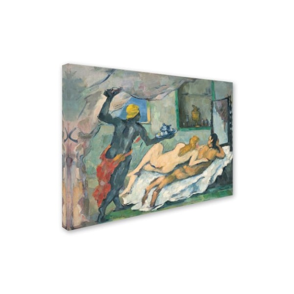 Cezanne 'Afternoon In Naples' Canvas Art,35x47